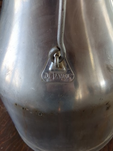 DeLaval 5gal. Stainless Milking Machine Can Pail Bucket W/Lid