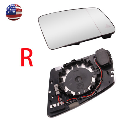 Passenger Right Side Mirror Glass Heat W/Blind Spot for Benz W246 