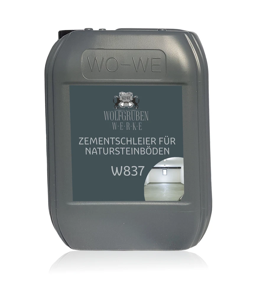 WO-WE Zementschleier Entferner Naturstein Marmor Kalk Reiniger Kunststein Zement 10L