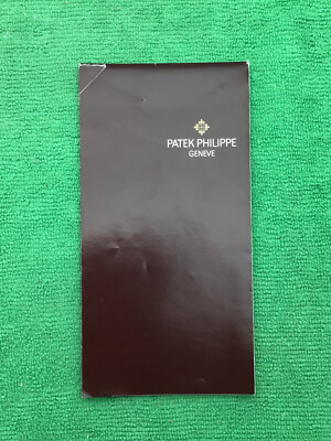 Patek Philippe Geneve Brochure Fold Out Catalog Booklet, Page Sided 