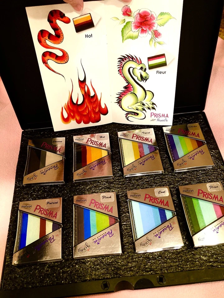 PREMIER Pintura Cara Cuerpo Divertida Tatuaje Prisma ARTE DE UN GOLPE Fiesta de Cumpleaños Foto 3 de 4