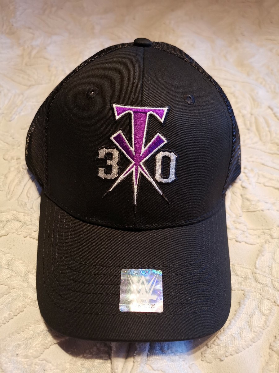 Casquette Snapback Mitchell & Ness WWE Wrestlemania - Design Undertaker Années 90 - Officielle, Vissière Courbée