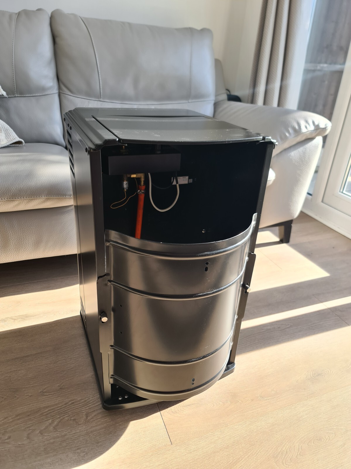 Manhattan 3.4kw Portable Gas Fire with gas bottle included. eBay