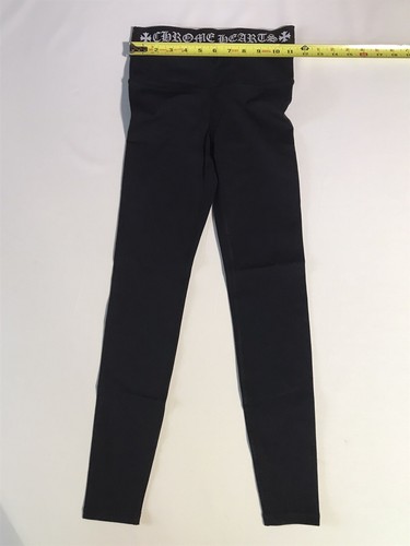 Chrome Hearts Authentic BLACK Leggings 