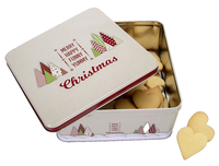 GebäCkdose PläTzchendose Keksdose Blechdose Weihnachten Christmas Quadratisch