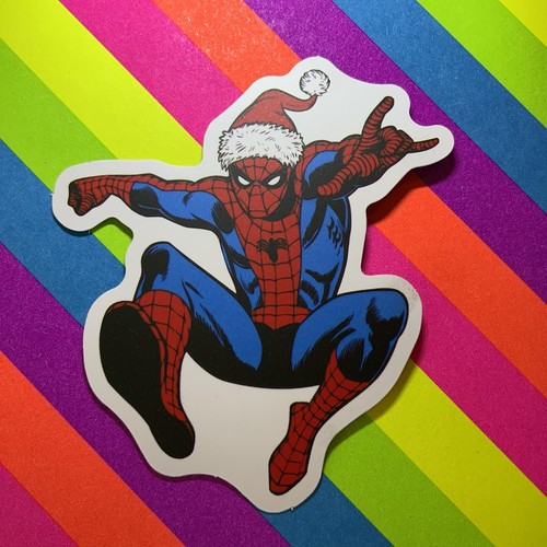 Marvel Comics Spiderman Santa Hat Matte 