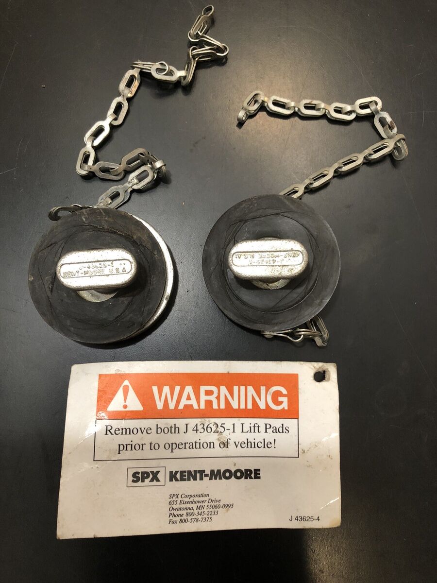 Corvette Lift Hoist Adapter Pad Set of 2 | J43625 Kent-Moore Corvette Lift Hoist Adapter Pad Set of 2 | J43625 Kent-Moore