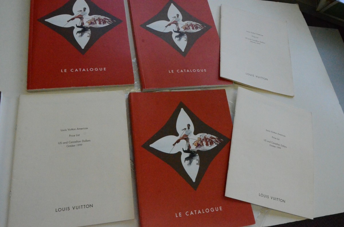 1999 Louis Vuitton Le Catalogue Paris Edition Fashion Type
