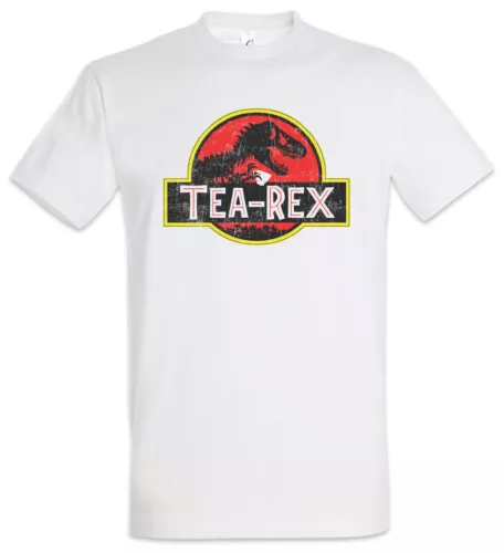 Tea-Rex I Tyrannosaurus Tea T Fun Rex Dinosaur Dinosaurs Love Dino T-Shirt - Picture 1 of 2