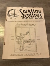 WWII  Newsletter 1558th AAF BU ATC Ernie Pyle Death