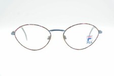 Vintage Fila 6829 Red Blue Oval Glasses Frame Eyeglasses NOS