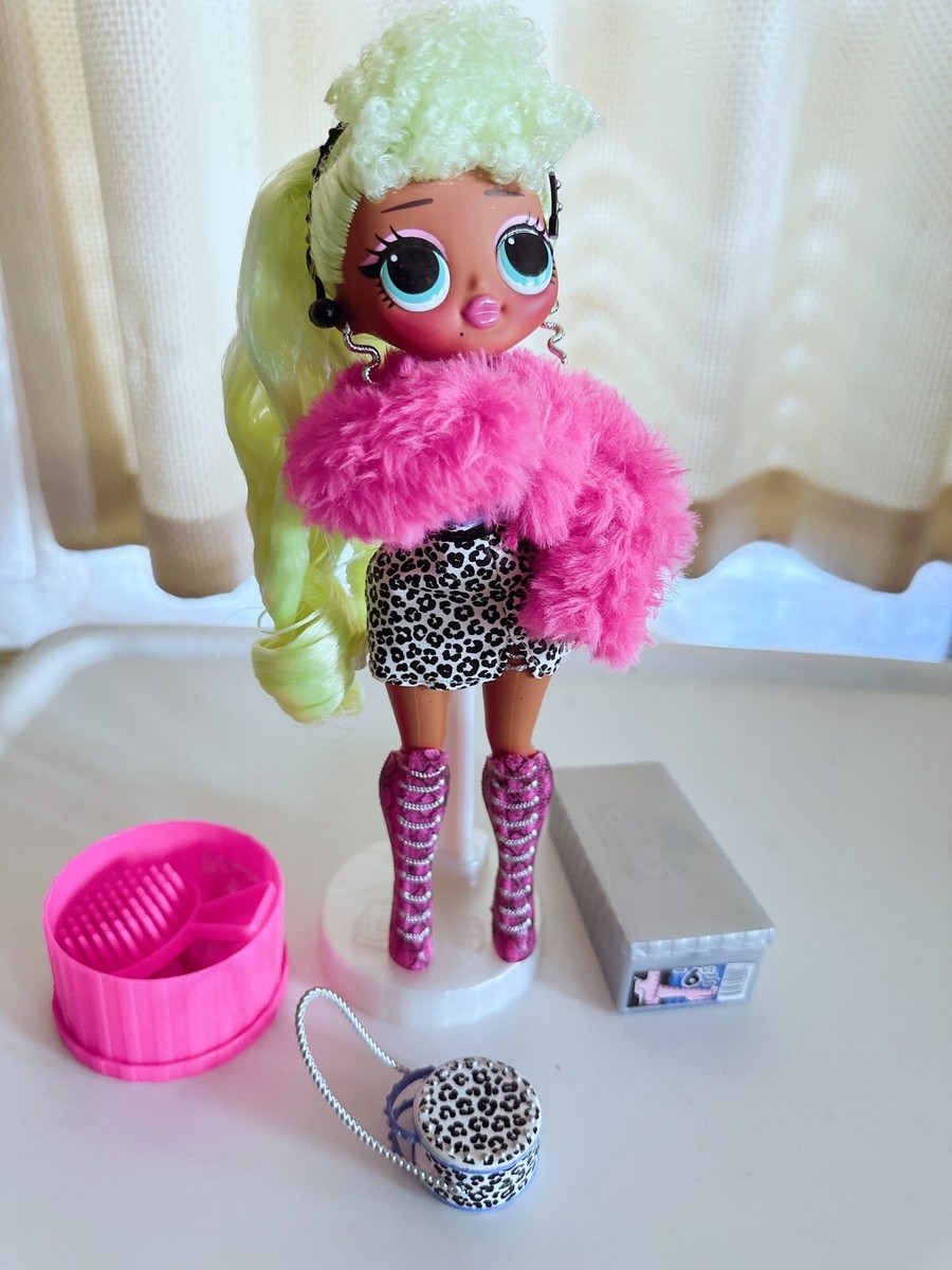 LOL Surprise OMG Lady Diva Dolls with Hair Brush Handbag Rare