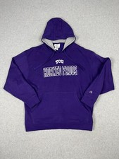Texas Christian University Hoodie Mens XL Purple TCU Horned Frogs Pullover