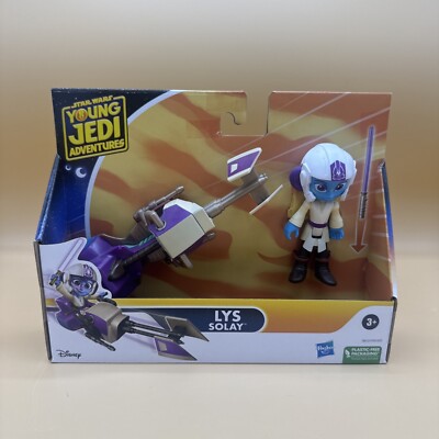 NEW Disney Star Wars Young Jedi Adventures 3'' LYS & Speeder Bike Vehicle Set