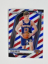 2024-25 Panini Prizm Tyler Kolek Red, White, & Blue Prizm Knicks RC