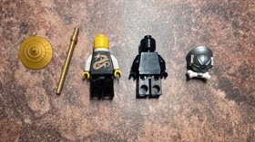 Lego Ninjago Minifigure Lord Garmadon & Sensei Wu Black & White 2255, 2507, 2521