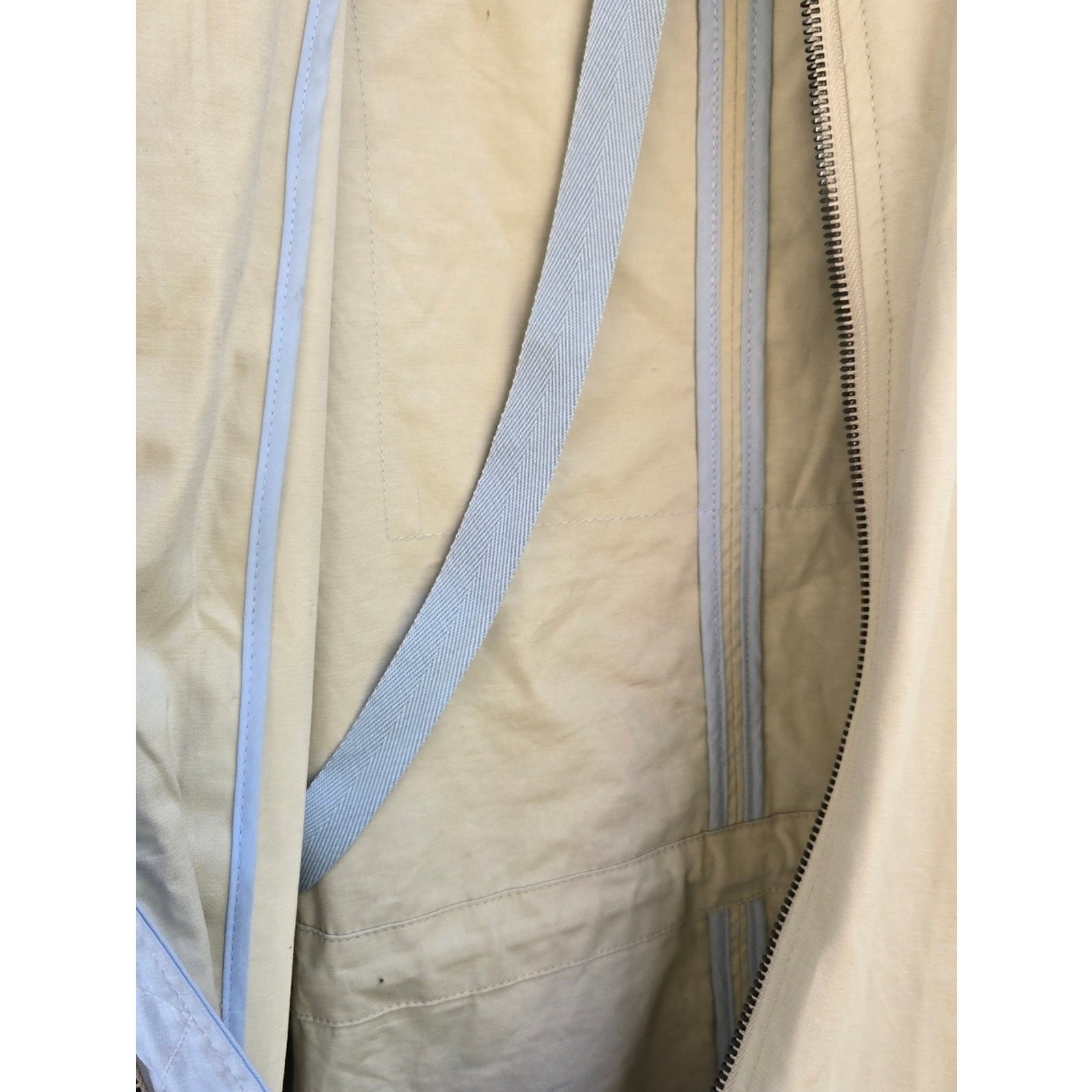 Rare Zara Man Light Beige Long Utility Jacket - Bold Self-Expression! image 7