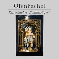 Ritter-Ofenkachel, selten, Einzelst&uuml;ck