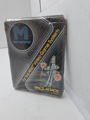 NEW Factory Sealed W/Crushed box M Network Space Attack for Atari 2600 NTSC #B15
