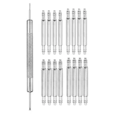 16pcs 13/13/12/14mm Watch Spring Bar Pins 1.5+1.8mm with Removal Tool