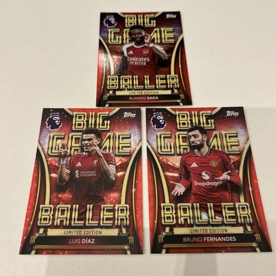 Topps 2026 Premier League 25/26 Big Game Baller Full Set BGB1 - BGB3