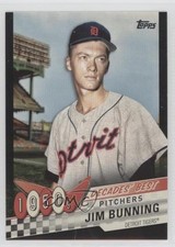 2020 Topps Update Decades Best Pitchers Black /299 Jim Bunning #DB-8 HOF ms9