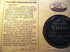 1915 VERNON IRENE CASTLE Picture Record Sleeve Milicent Waltz Hesitation Victor. — photo 2