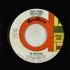 Northern Soul 45 - Invitations - What's Wrong With Me Baby - Dynovoice VG+ promo