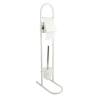 Msv Wc Garnitur Wc-BüRste Klo ToilettenbüRste Rollenhalter KlobüRste Weiß