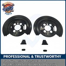 New Dust Shield Set For Aspen Durango Rear Brake Rotor Backing Plate 52113468AF