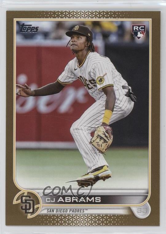 2022 Topps Update Gold 1680/2022 CJ Abrams #US34 10z2