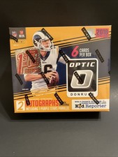 2018 Donruss Optic Football 1st off the Line Factory Sealed HOBBY Box-2 AUTOS
