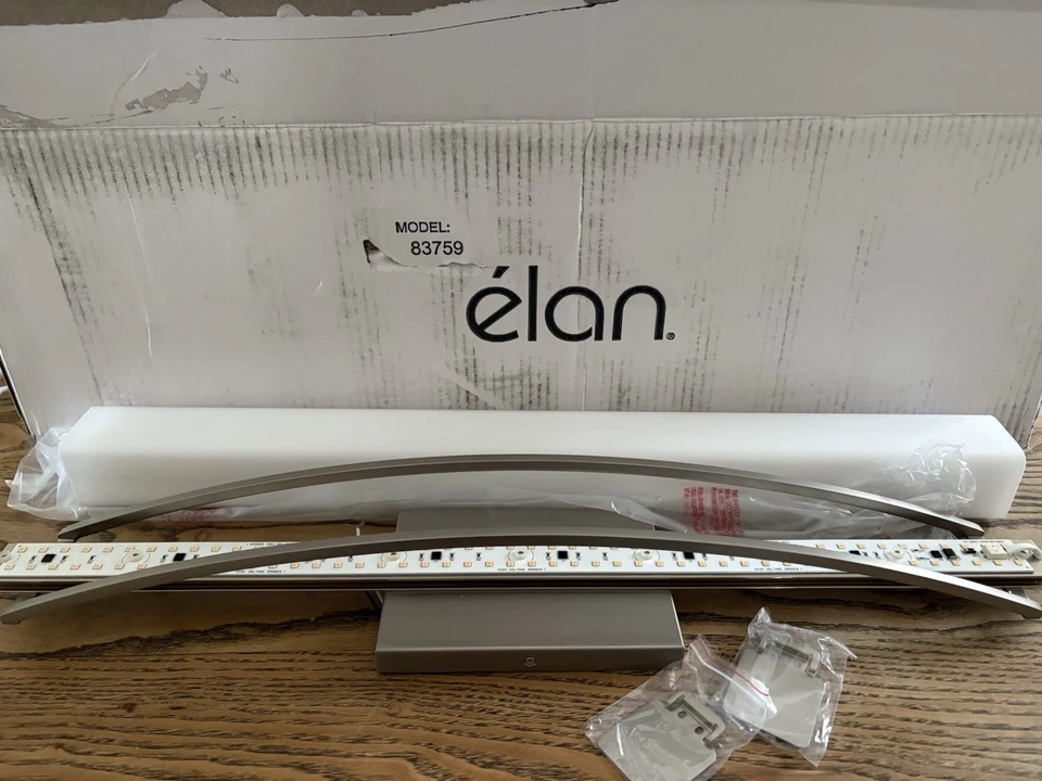 Elan A Kichler 83759 Rowan Bathroom Vanity LED Light Brushed Nickel Large - Image 3 of 4