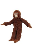 Ikea 8" Djungelskog Mini Monkey Orangutan Plush Stuffed Brown Animal Toy