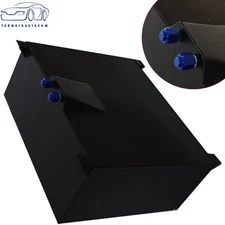 20 Gallon / 80L Fuel Cell Tank Racing Drift W/ Level Sender Aluminum Black