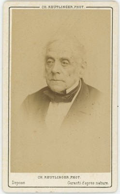 CDV Circa 1870. Daniel-François-Esprit Auber, Französischer Komponist.
