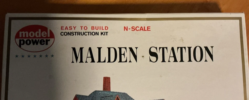 Model Power 1524 N Scale Malden Station Building Kit - Image 2 of 4