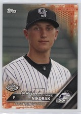2016 Topps Pro Debut Orange 17/25 Mike Nikorak #45 ac2