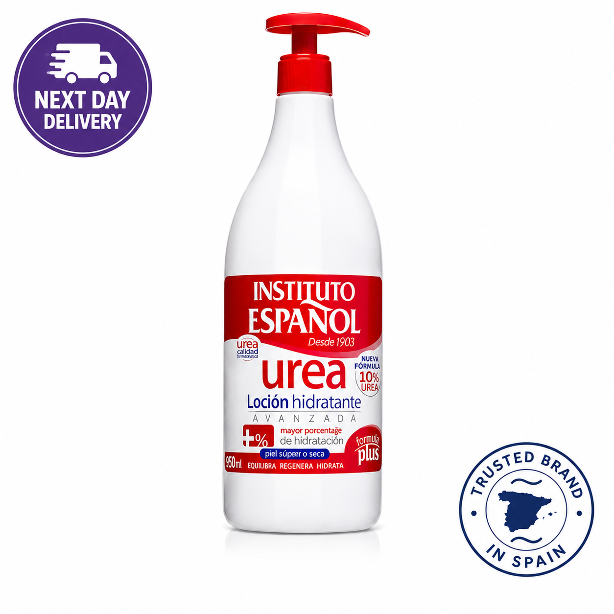 INSTITUTO ESPANOL UREA Moisturizing  Cream Lotion  Body Milk 950ML - From SPAIN