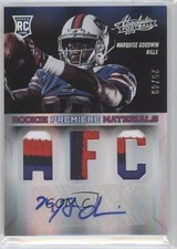 2013 Panini Absolute AFC/NFC Signatures Prime 25/49 Marquise Goodwin Auto 0b2