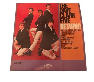 The Dave Clark Five    The Dave Clark Five Return! Vinyl, LP 1964 Epic Records