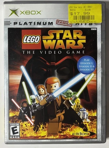 LEGO Star Wars: The Video Game (Xbox) Platinum Hits Complete w Manual CIB Tested