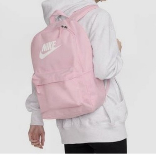 🔥 Nike Heritage Backpack 25L Pink Foam Laptop School “New”DC4244-664