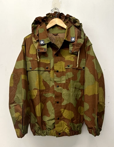 NOS Italian Army M29 San Marco Camo Paratrooper Jacket w/Hood, Sz 50 & 52, W-65 - product listing photo