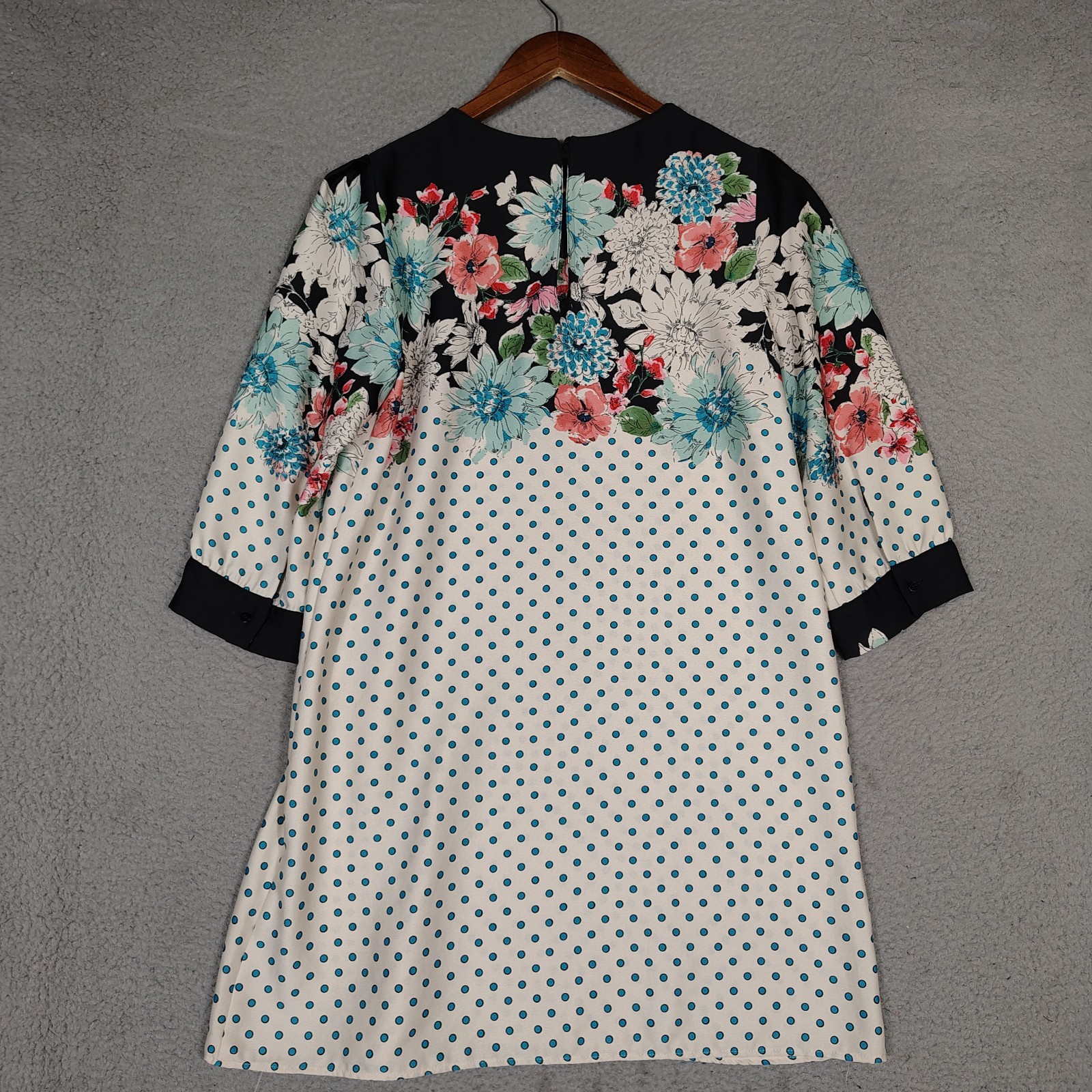 Zara Basic Shift Dress Women's Small Multi Floral… - image 2