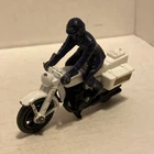 Matchbox Lesney Motorbike - Honda 750 - 1977 - No.33 - Police - Used with Rider.