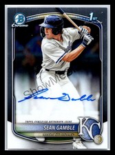 2025 Bowman Draft #CPA-SG Sean Gamble Chrome Prospect Autographs