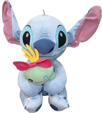 DISNEY Lil Friends Stitch and Scrump Plush, 21 inches including ears