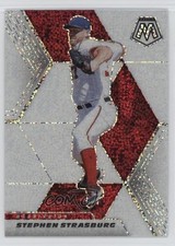 2021 Panini Mosaic White Sparkle Mosaic Prizm Stephen Strasburg #166 0t02