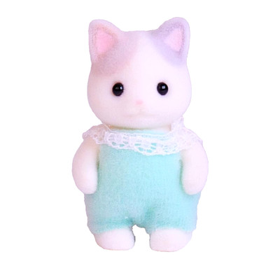 Calico Critters Sylvanian Families Latte Cat Baby - Miniature Animal Doll